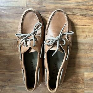 Sperry Men's Tan Leather Boat Shoes